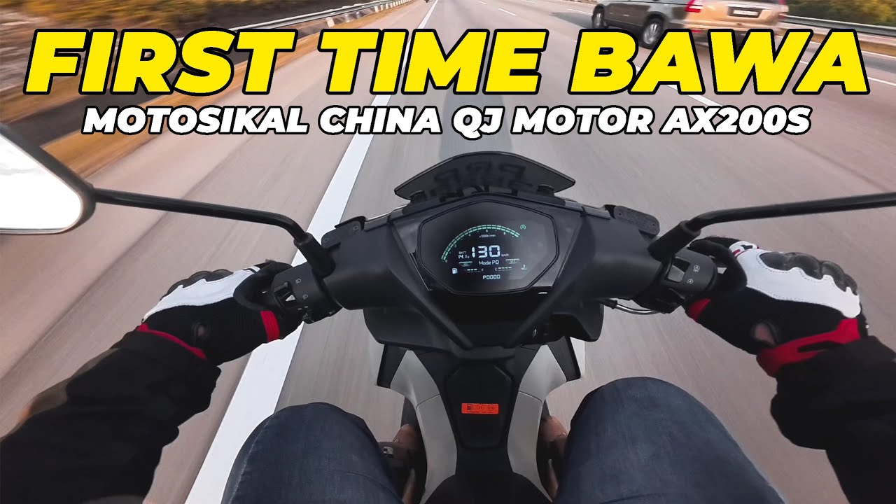 MEMILIKI MOTO CHINA BUAT PERTAMA KALI | QJ MOTOR AX200S