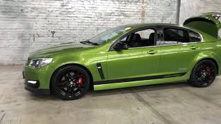 2016 Holden Commodore VF II MY16 SS V Redline Green 6 Speed Manual Sedan EA123_M614