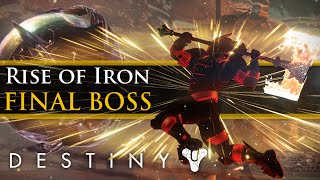 Destiny - Rise of Iron: Final Campaign Boss Fight and Ending Cutscene