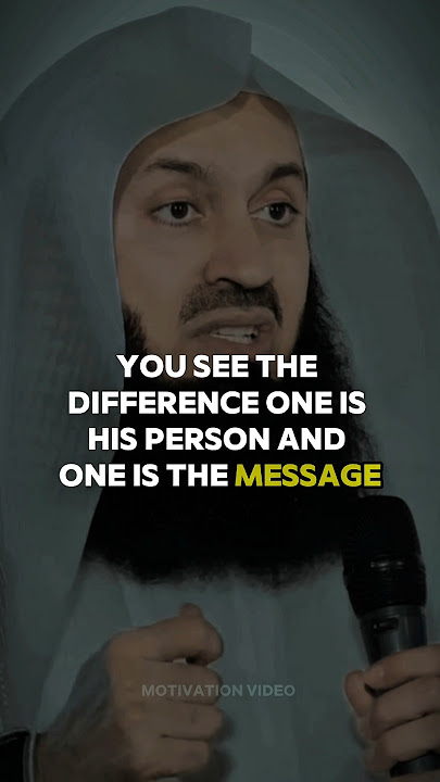 You see the difference one is his person..! #muftimenk #islam #muslim #fyp #shorts #youtubeshorts
