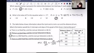 EQAO Solving Equations | Grade 9