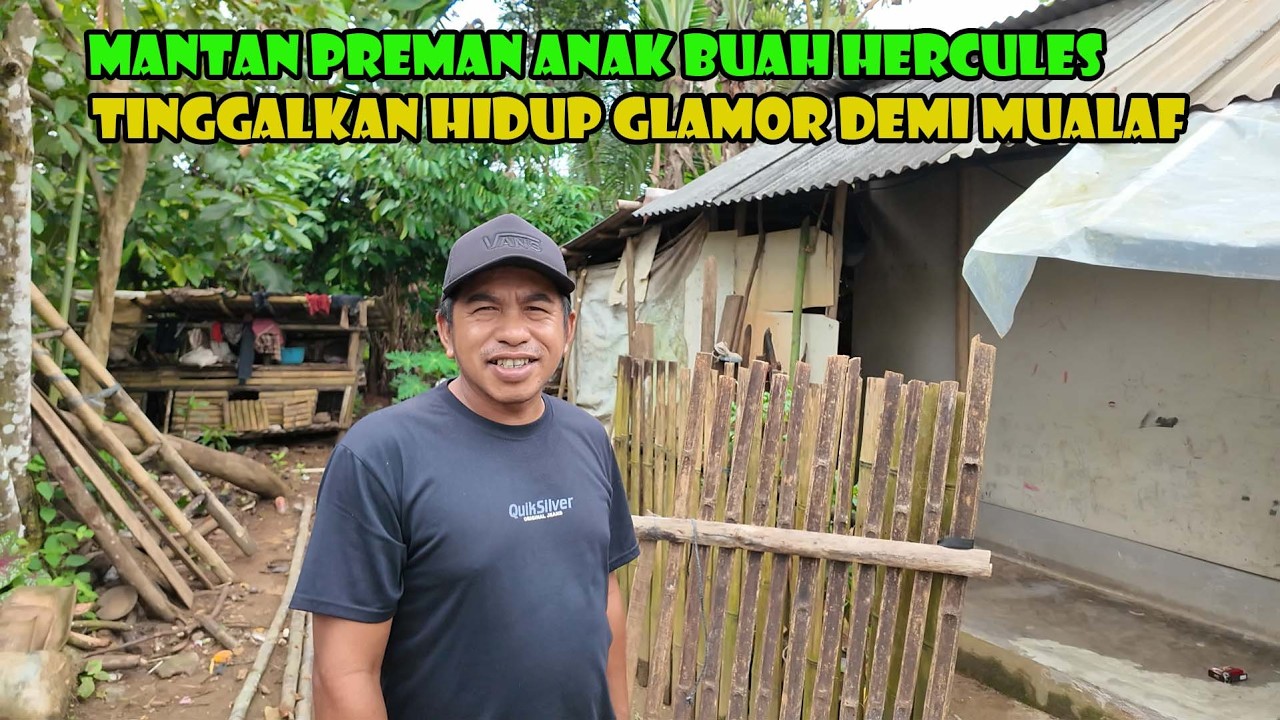 Mantan Preman Bengis Anak Buah Hercules..Tinggalkan Pengahsilan Jutaan Dan Pilih Jadi Petani