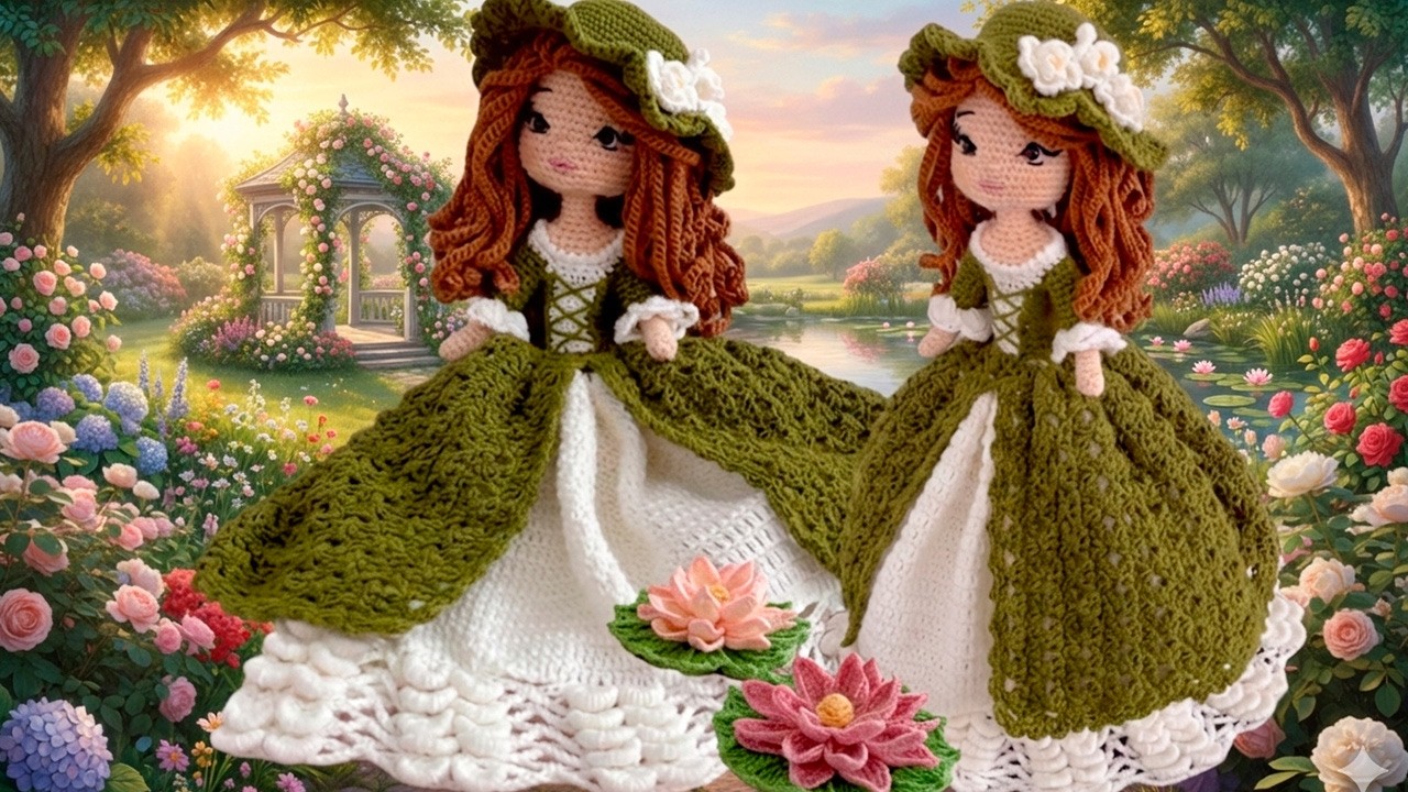 Muñecas Lindas hermosas Bonitas para hacer mas hermosos Regalos Te va Encantar TUTORIAL DE NAVIDAD