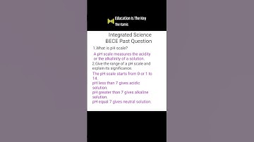 integrated Science BECE past question