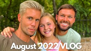 AUGUST VLOG | Back to School, Dance & Acting Class! Disney, Dad's Cooking & More! 2 DADS + KENZIE