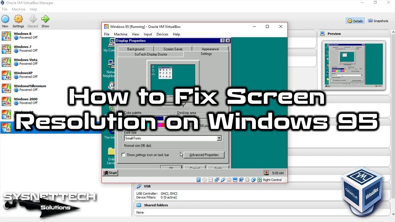 VIRTUALBOX Windows разрешение. Windows 95 VIRTUALBOX. Resolution fix