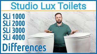 Studio Lux Toilet Differences Sli 1000 Vs Sli 2000 Vs Sli 3000 Vs Sli 4000 Bidet Toilets