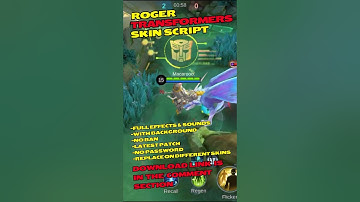 Script Skin Roger Transformers - Grimlock| Full Effects + No Password | Yeezus