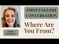 Where Are You From? vs Where Do You Live? (English Practice) | Unit 1 Lesson 3