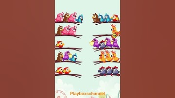 🐦 BIRD SORT 2 COLOR PUZZLE _ LEVEL 15