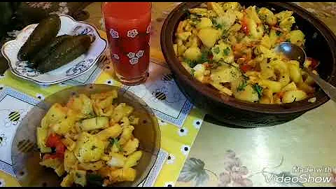 😋Вкусный запечённый картофель с пастернаком- идеальное блюдо в пост!!!