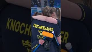 Tears of joy for Sweden's women’s curling team
