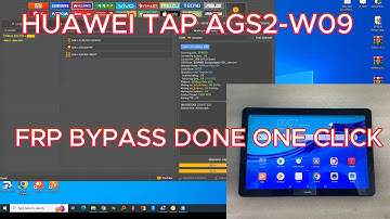 Huawei MediaPad T5 (AGS2-W09) One Click Google Account Bypass VI Test Point By UnlockTool