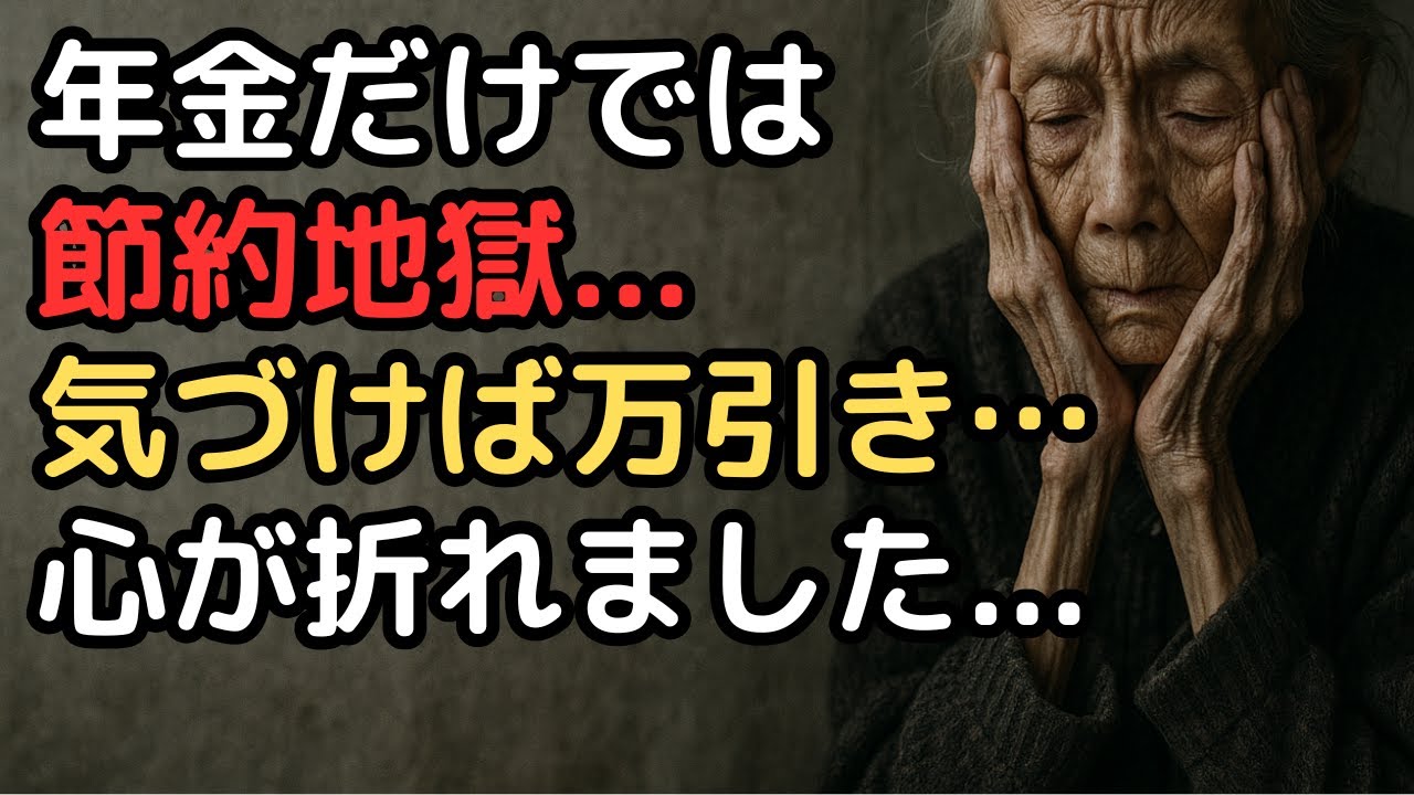 「年金だけでは生きられない」節約ではどうにもならない老後の現実
