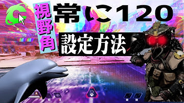 【APEX】視野角120設定方法