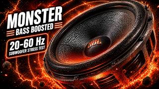 DEEP HOUSE BASS TEST: Unrivaled 20-60Hz Subwoofer Excursion & Monster Bass Boosted Sound Check 🎧
