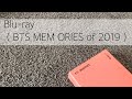 Blu-ray（BTS MEMORIES OF 2019） 開封