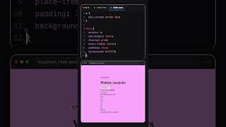 Analytics Dashboard Card with HTML & CSS 📈 | Modern Data UI #shorts