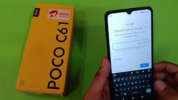 POCO C61: Create Gmail Account - How To Make Google id On Your Phone