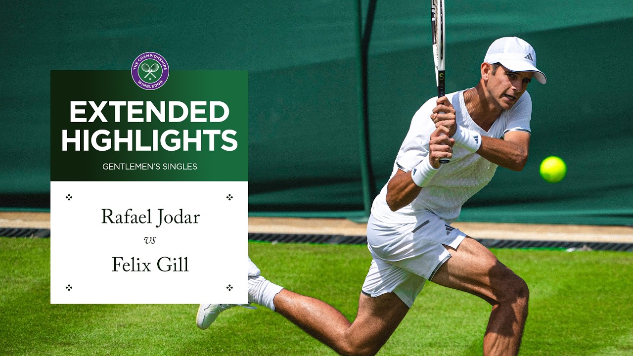 Jodar on form in the opening round | Rafael Jodar vs Felix Gill | Highlights | Wimbledon 2026