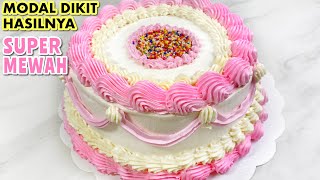 KUE ULTAH BASECAKE VANILLA SUPER LEMBUT - Hanya 4 Telur