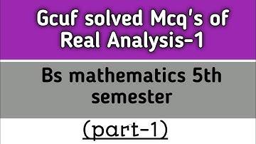 Gcuf all solved Mcq