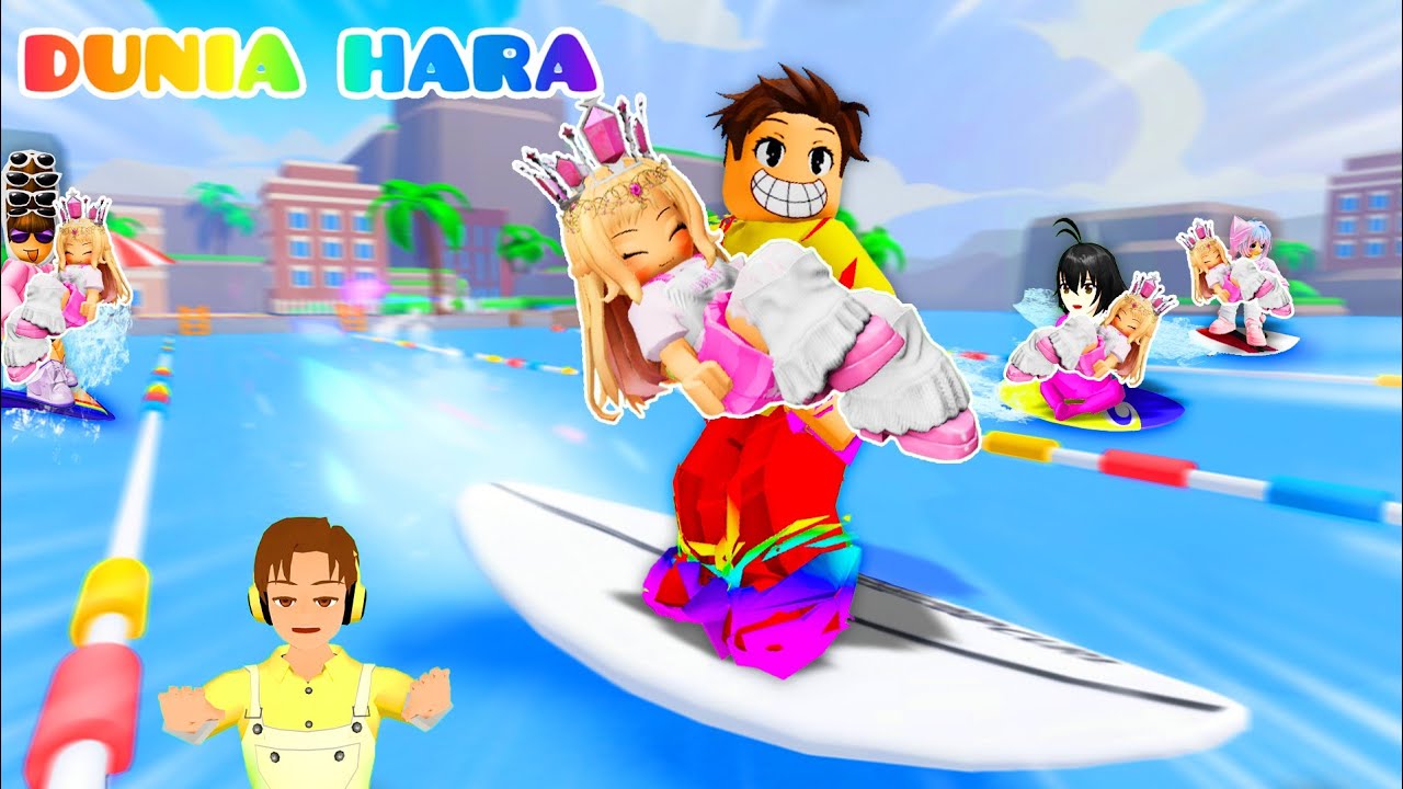 Yuta Berenang Selamatin Princess!! Baby Celine Hara Bawa Brainrot Berenang! 😱 | DUNIA HARA