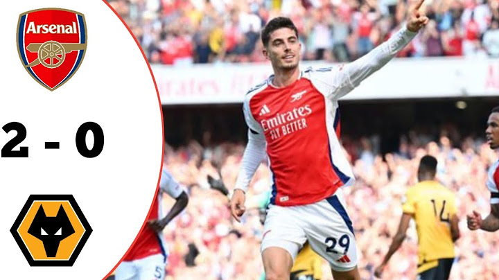 Arsenal vs Wolves 2 - 0 Premier League Results Today Season 2024/2025