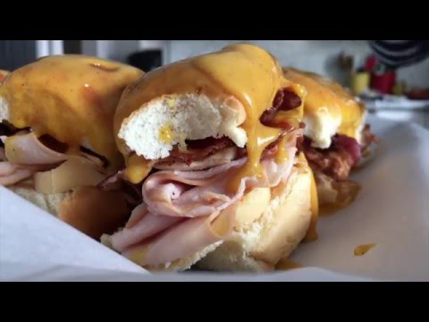 Honey Mustard BBQ Turkey Sliders