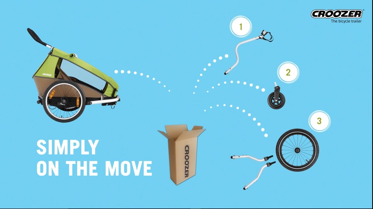 croozer 3 in 1 bike trailer