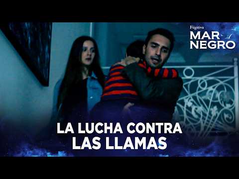 Tahir and Nefes rescue Yiğit from the fire! - Lifeline | Special Scenes @fugitivatv