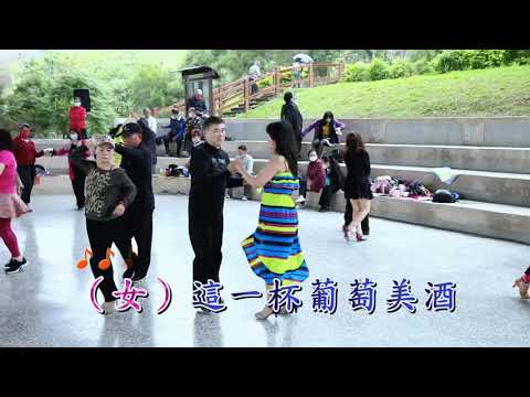 葡萄美酒 卡拉ok  竹坑登山步道口龍樂團演奏vs社交舞蹈