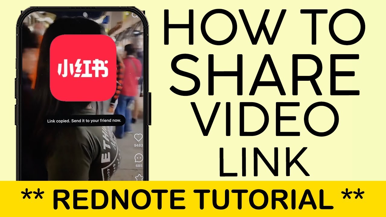 How to Share Video Link from RedNote App 2025 - YouTube