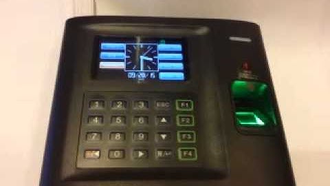 PrimeNet US10C Biometric time clock