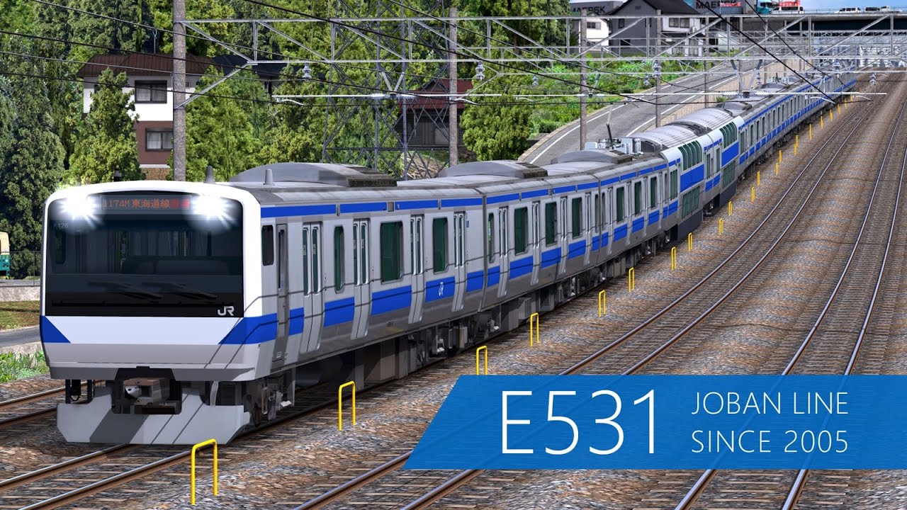 【RailSim】E531･常磐線は今日も長距離を駆け抜ける