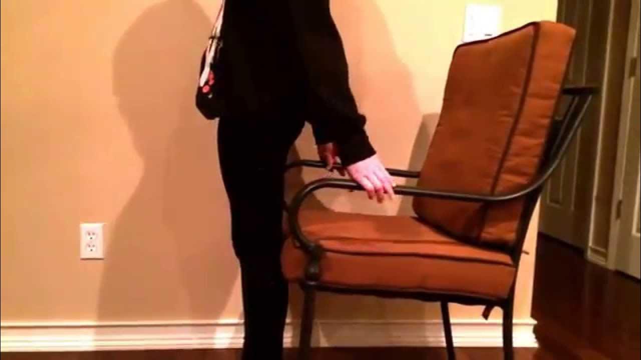 Hip precautions when sitting after hip replacement YouTube