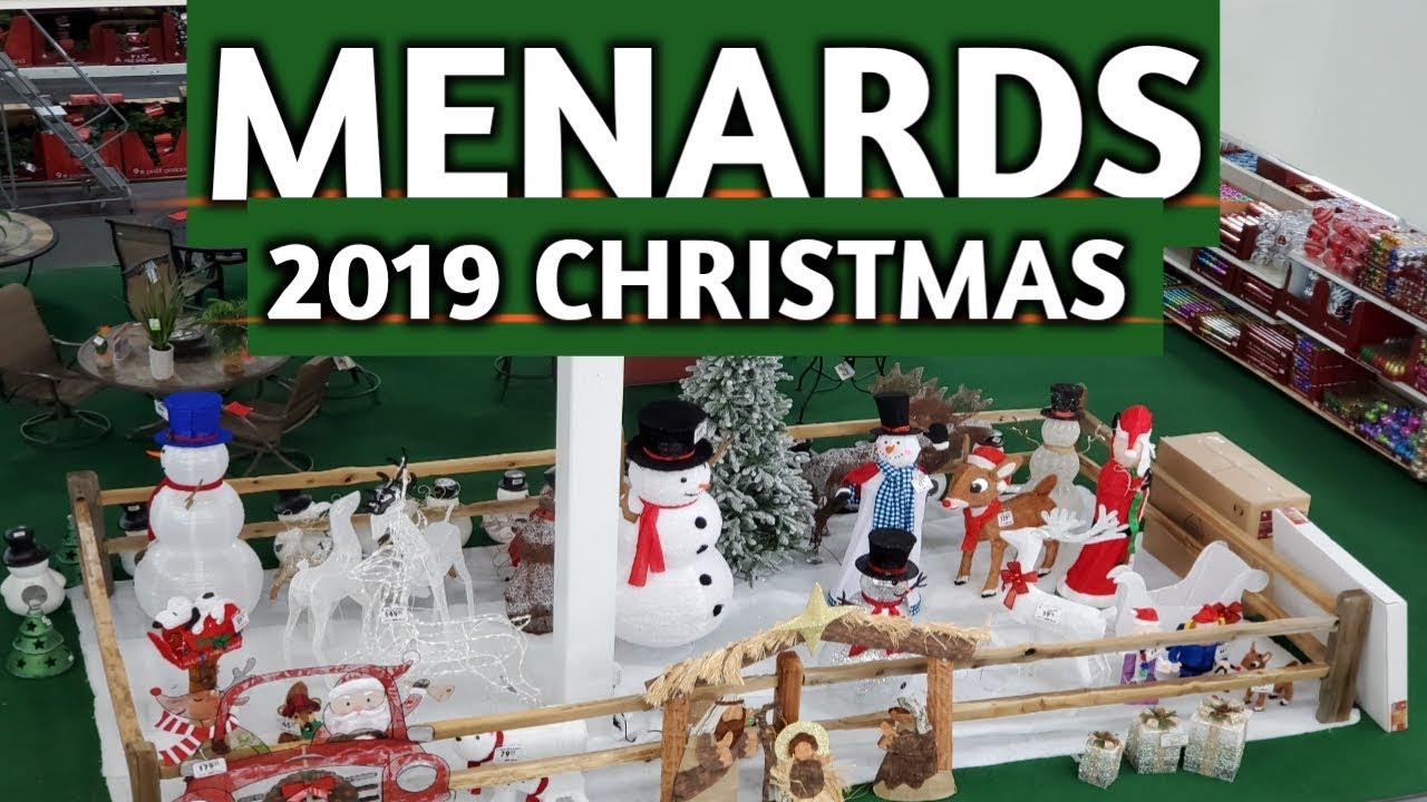 MENARDS CHRISTMAS DECOR AND TREE&#39;S 2019 | 4K | SHOP WITH ME | A MOM&#39;S LIFE WITH BECKY BUFORD ...