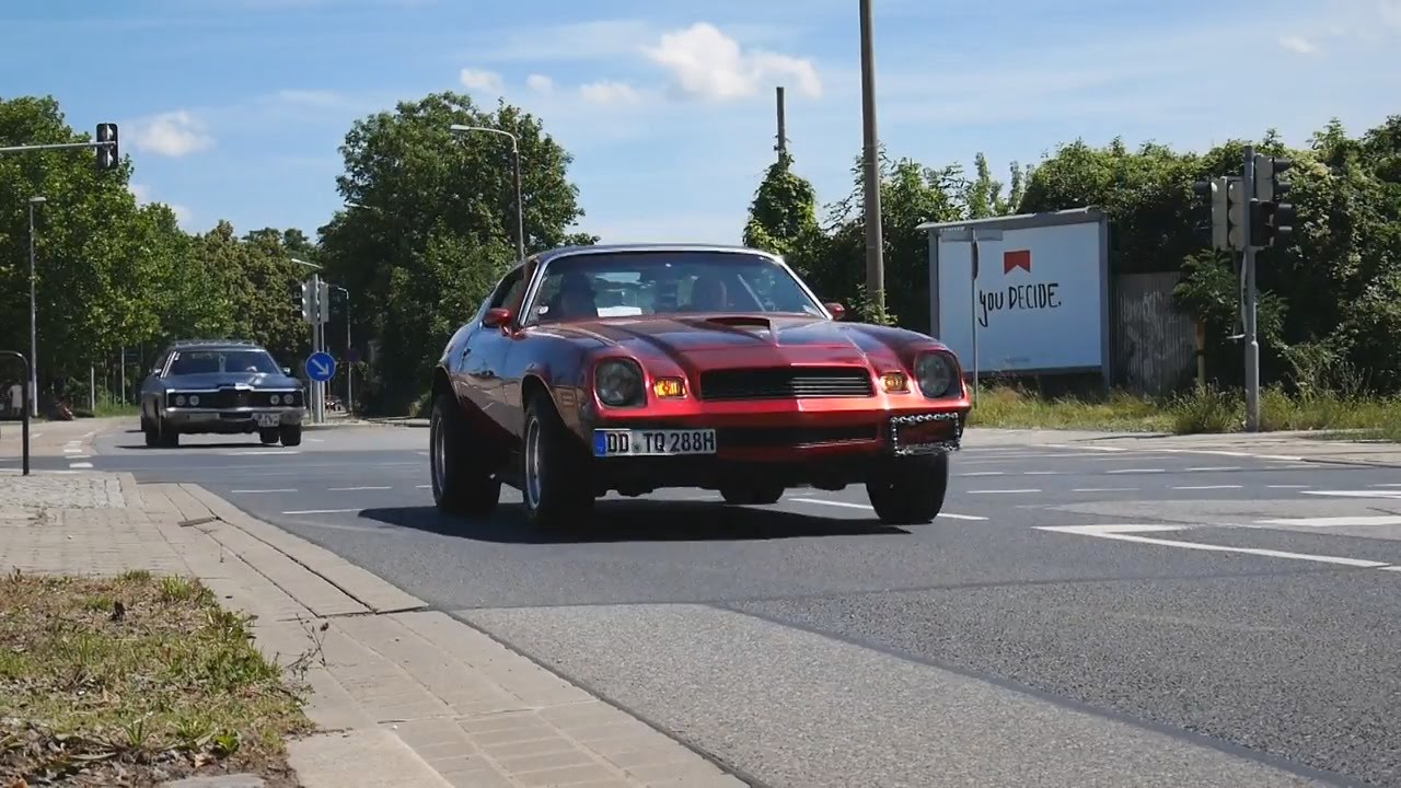 U.S. Car Convention Dresden 10.7.2016 Ausfahrt