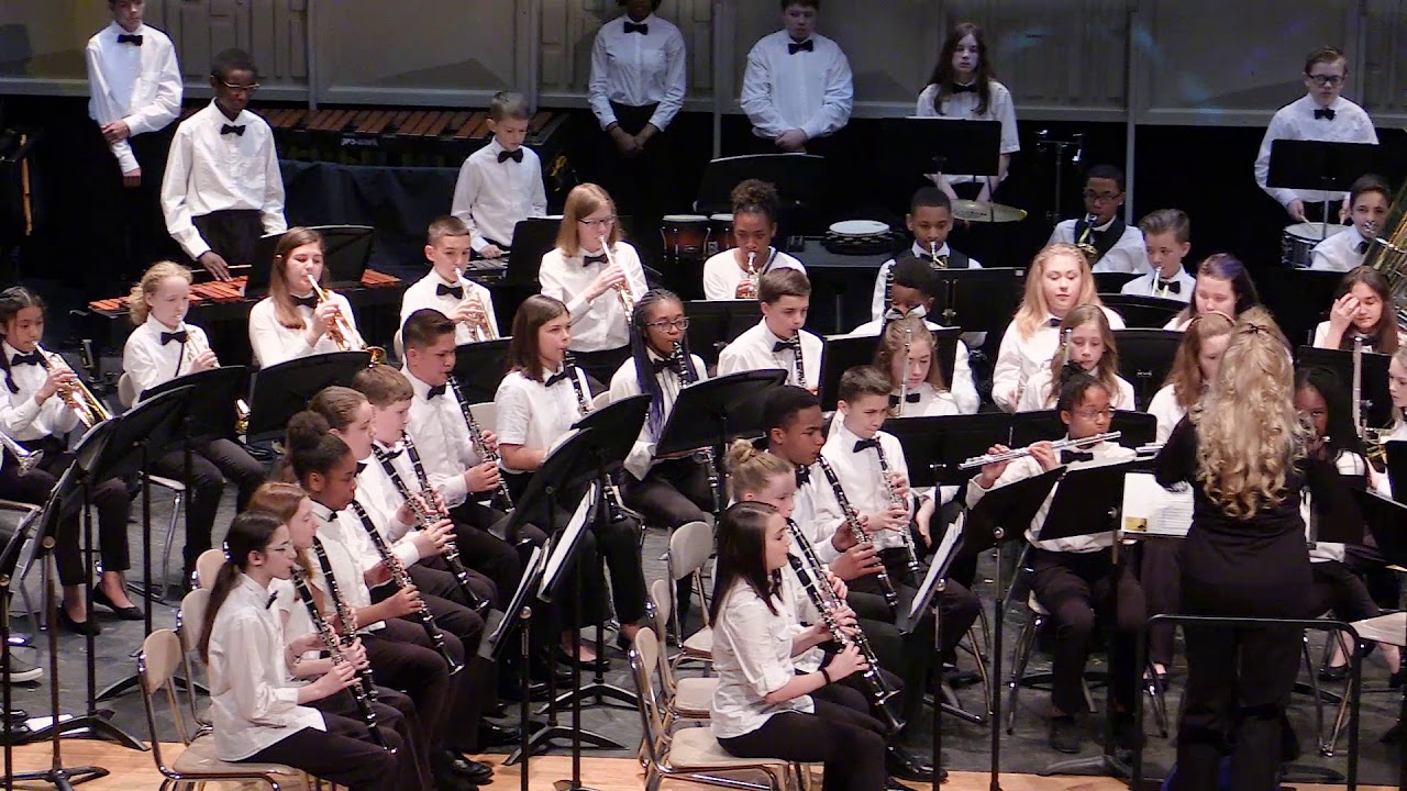 Mac Williams MS Concert Band Queenwood Overture Anne McGinty YouTube