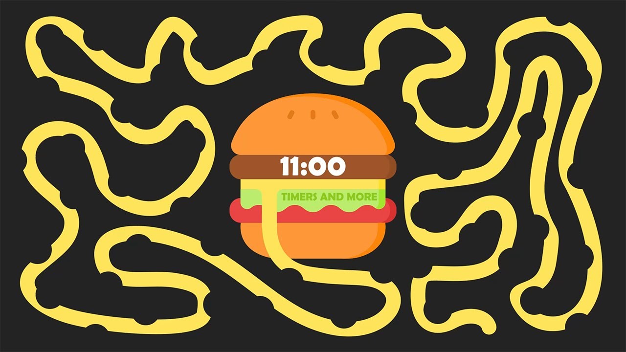 11 Minute Burger 🍔 Bomb Timer [ GIANT BURGER EXPLOSION ] YouTube