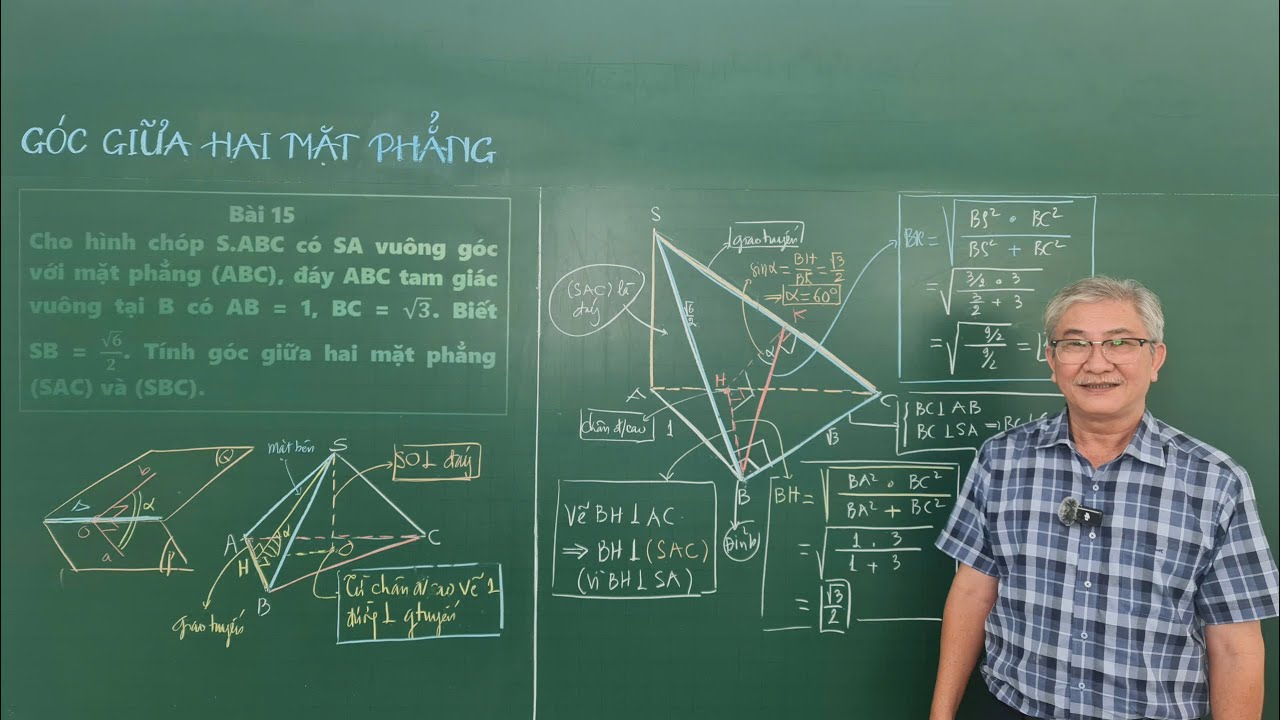 GÓC GIỮA HAI MẶT PHẲNG, Dễ Hiểu Và Đầy Cảm Hứng - Yêu Hình Học Bắt Đầu Từ Đây | Thầy Trần Văn Toàn