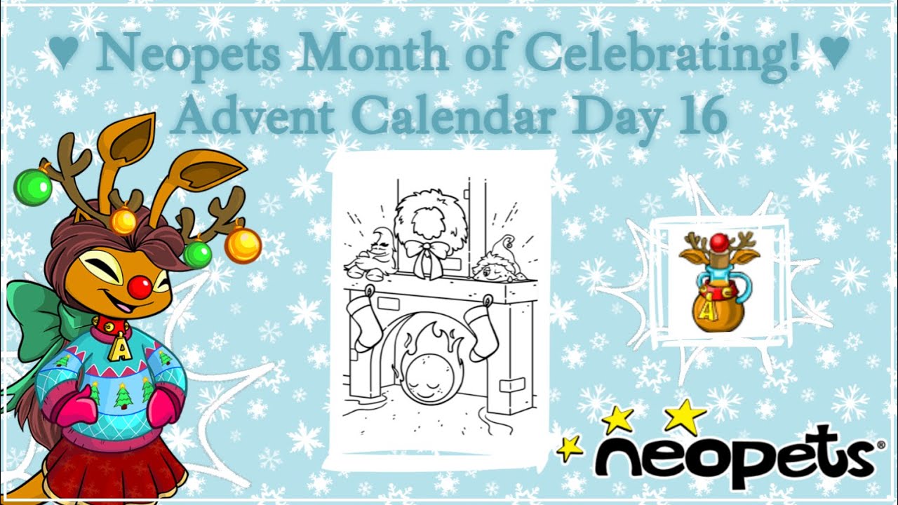advent calendar day 16! — playing neopets in 2023 YouTube