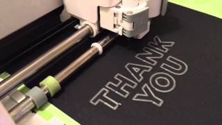 How to make a Thank You Card on the Cricut Explore