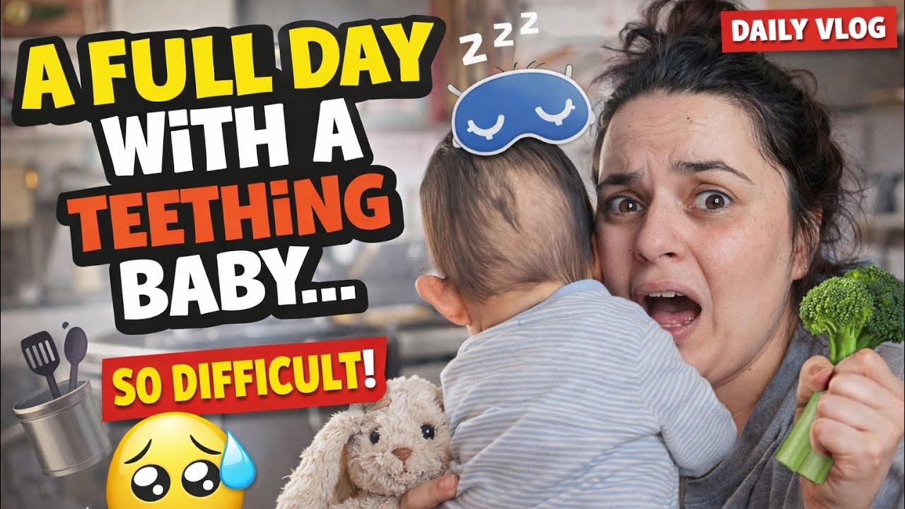 Daily Vlog: Μωρό που βγάζει δόντια & μια μαμά στα όρια της 😅