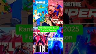 Ranking Every 2025 Fortnite Season