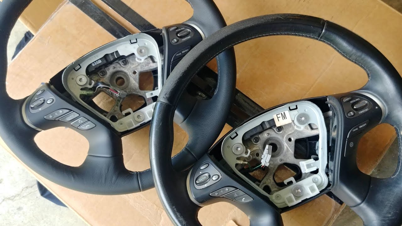 Replacing Infiniti M56 steering wheel due to wear. We used a QX60 wheel