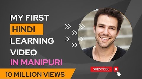 Easy Hindi speaking in Manipuri|Hindi nganga tamba
