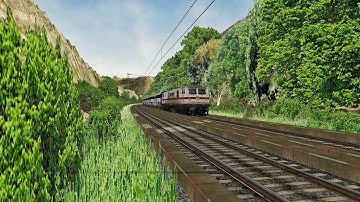 OR/MSTS 12721 Dakshin Express with GZB WAP7 cruising in Satpura Ghats |Dharakhoh - Maramjhiri| WRV7