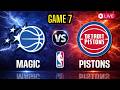 Orlando Magic vs Detroit Pistons - GAME 7 NBA Live Stream - Live Stream Color Radio Broadcast