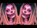 Pink Crystal Skull | Glam Halloween Makeup Tutorial | CRUELTY FREE | Jade Madden